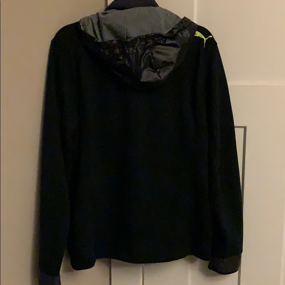 Puma black contrast hoodie - Picture 3 of 3